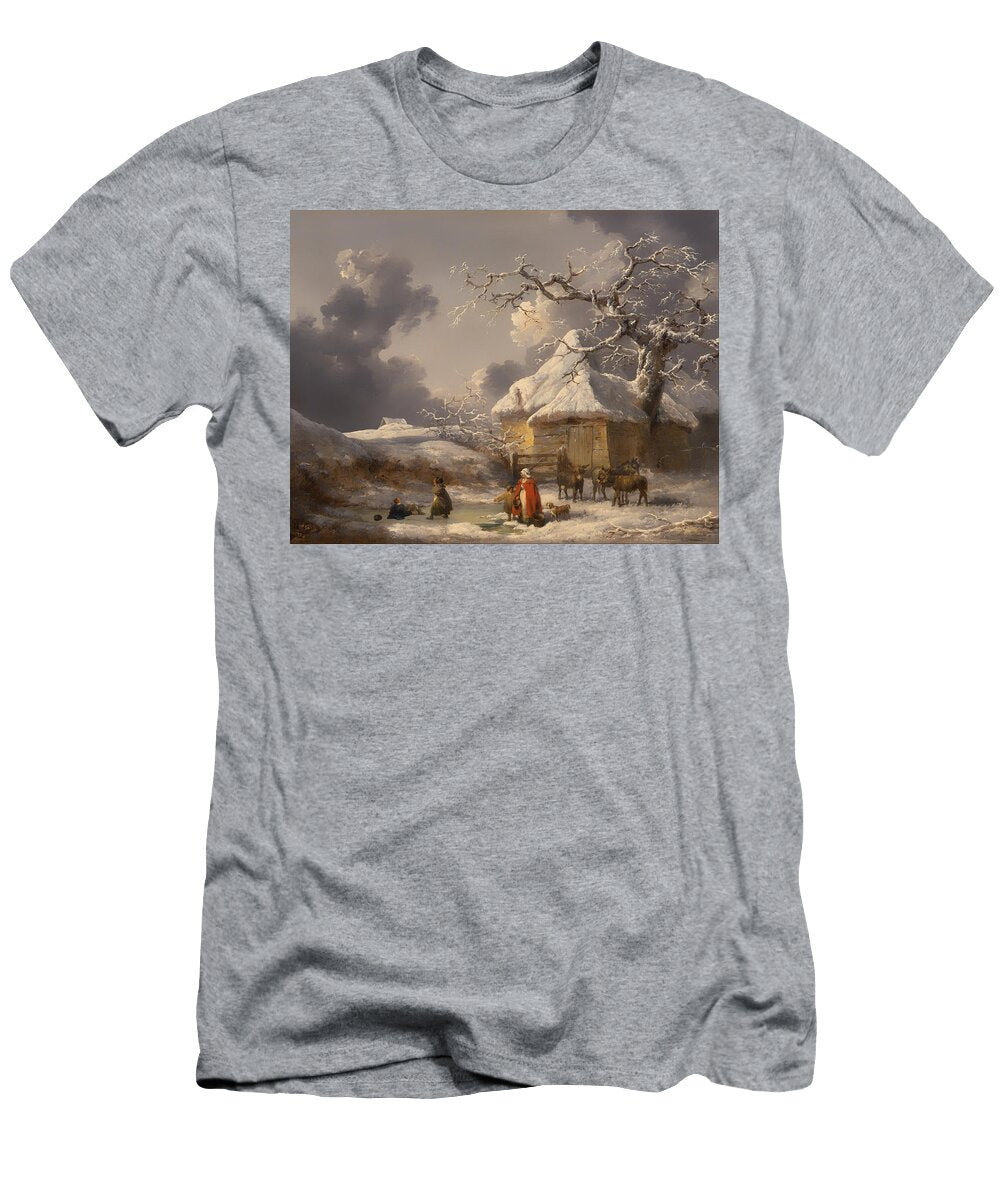 1 Winter Landscape George Morland T-Shirt