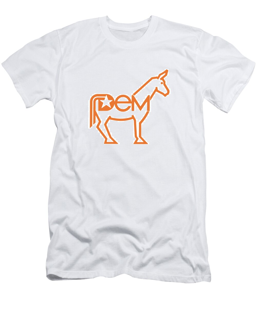 2 Democratic Donkey Csa Images T-Shirt