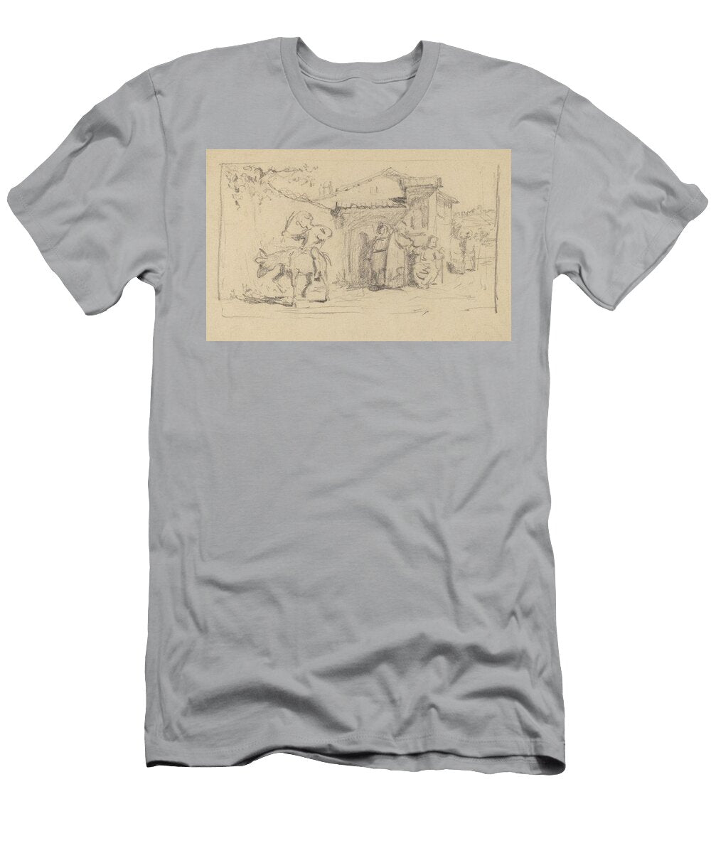 2 Son and Donkey Elihu Vedder T-Shirt