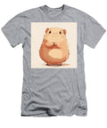 Adorable Fluffy Hamster Standing Paws Clasped Smiling Supama Pundka T-Shirt