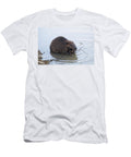 Beaver Chewing on Twig Chris Flees T-Shirt