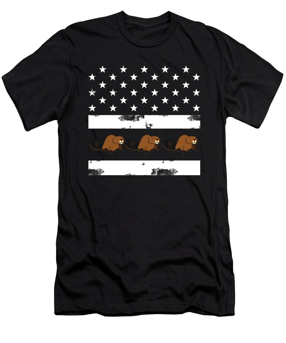 Beaver Creek Animal Beaver Crazy Squirrel T-Shirt