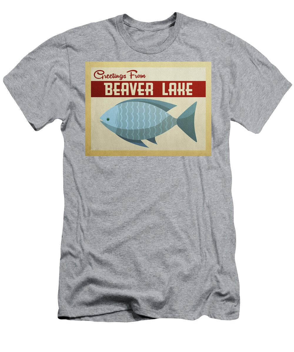Beaver Lake Blue Fish Flo Karp T-Shirt