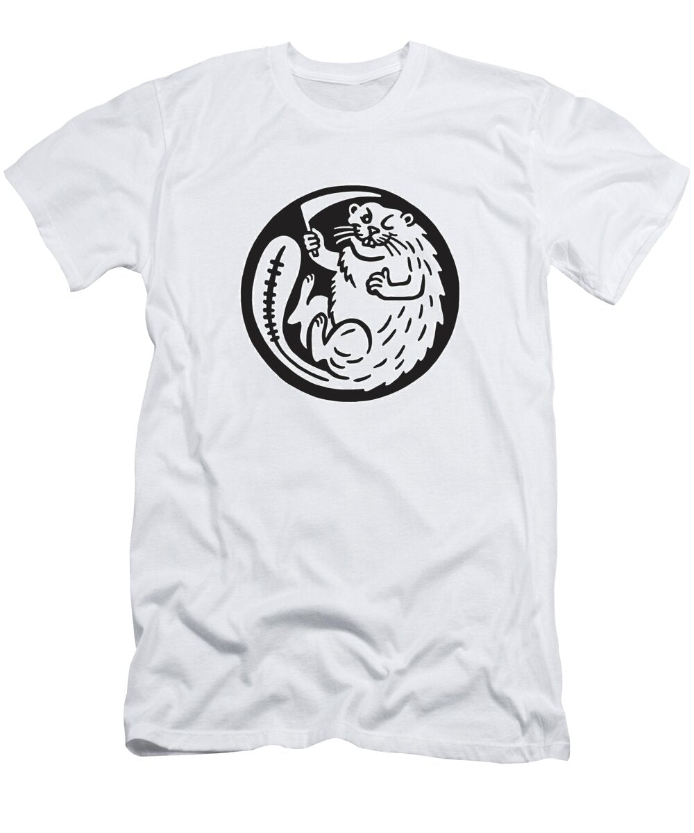 Beaver with Sickle Csa Images T-Shirt