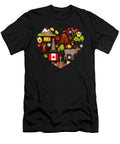 Canadian Symbols Maple Leaf Moose Canada Day Maisie Jackson T-Shirt
