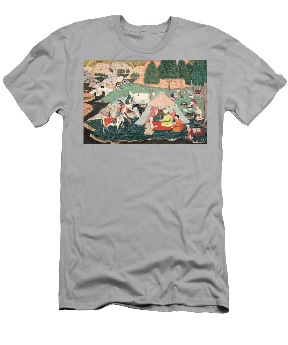 Encampment of a Prince Painted Silk Turkish School T-Shirt