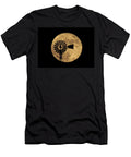 Full Moon Behind Windmill Dawn Key T-Shirt