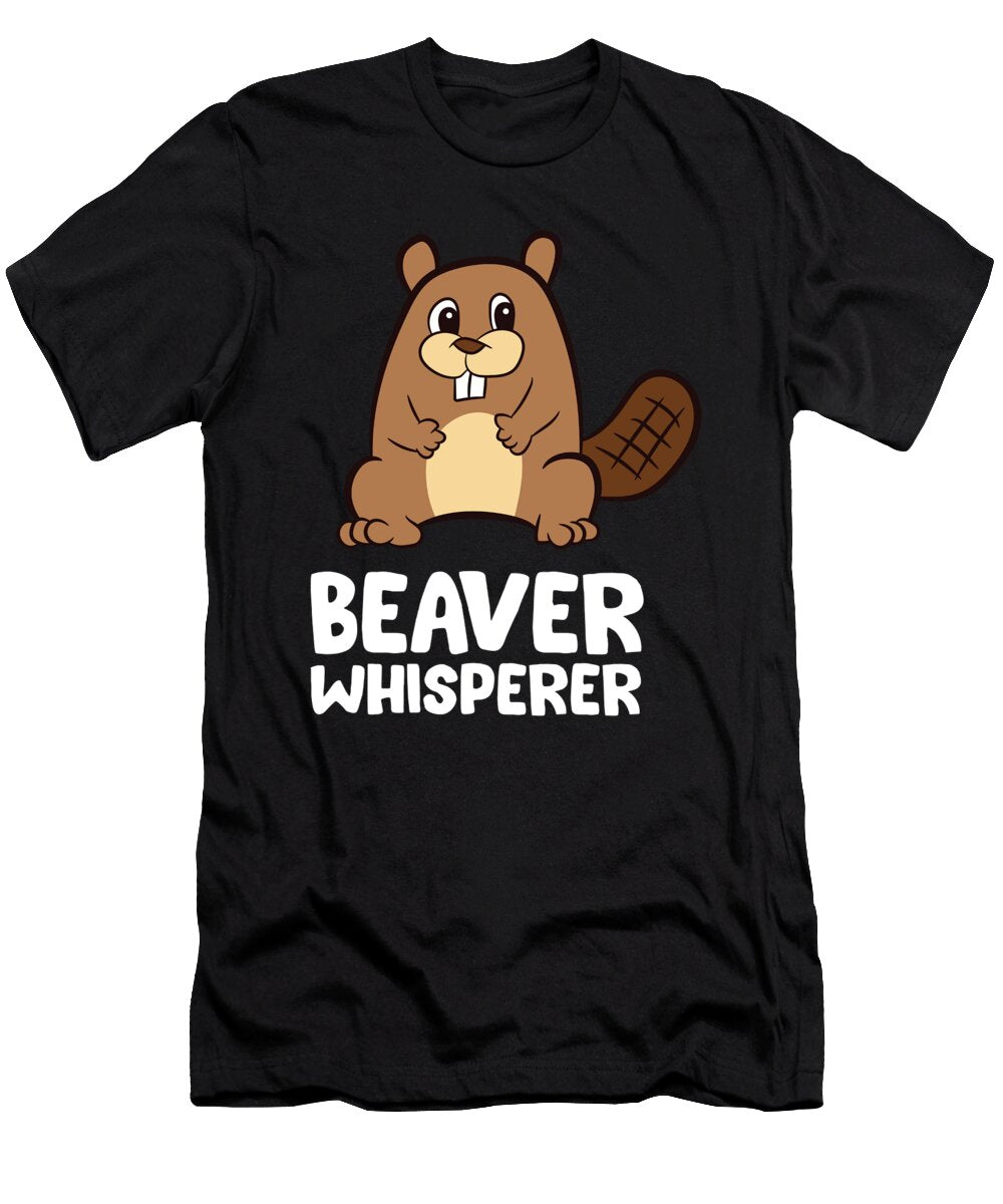 Funny Beaver Lover Beaver Whisperer Eq Designs T-Shirt