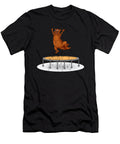 Funny Sea Otter on Trampoline Print Noirty Designs T-Shirt