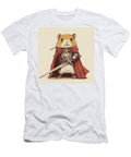 Hamster Warrior in Shining Armor with Sword and Red Cape Uraya Fee T-Shirt