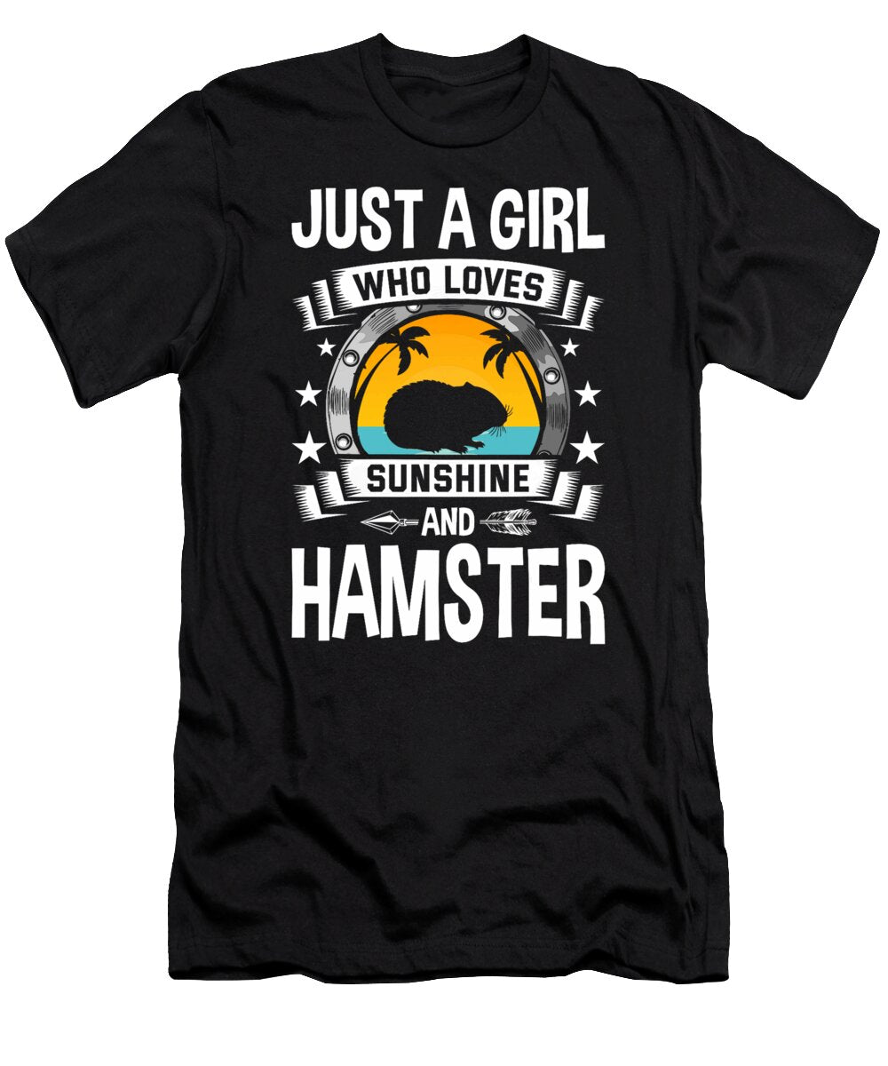 Just a Girl Who Loves Sunshine and Hamster Thepassionshop T-Shirt