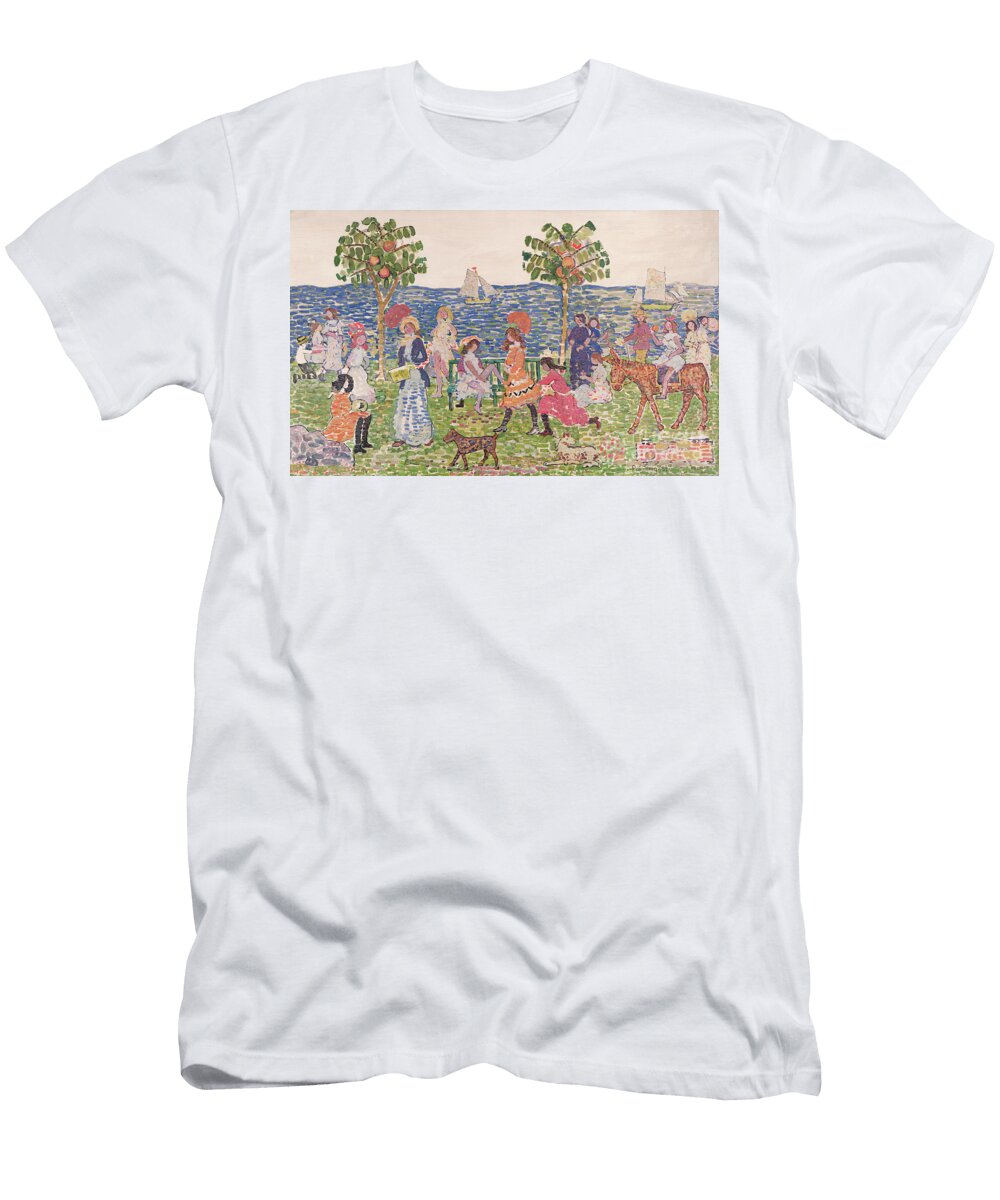 Promenade 1914 15 By Maurice Brazil Prendergast Maurice Brazil Prendergast T-Shirt