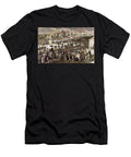 Spain Madrid 19th Century Cattle Market on the Outskirts of the Toledos Gate Unknown Artist T-Shirt