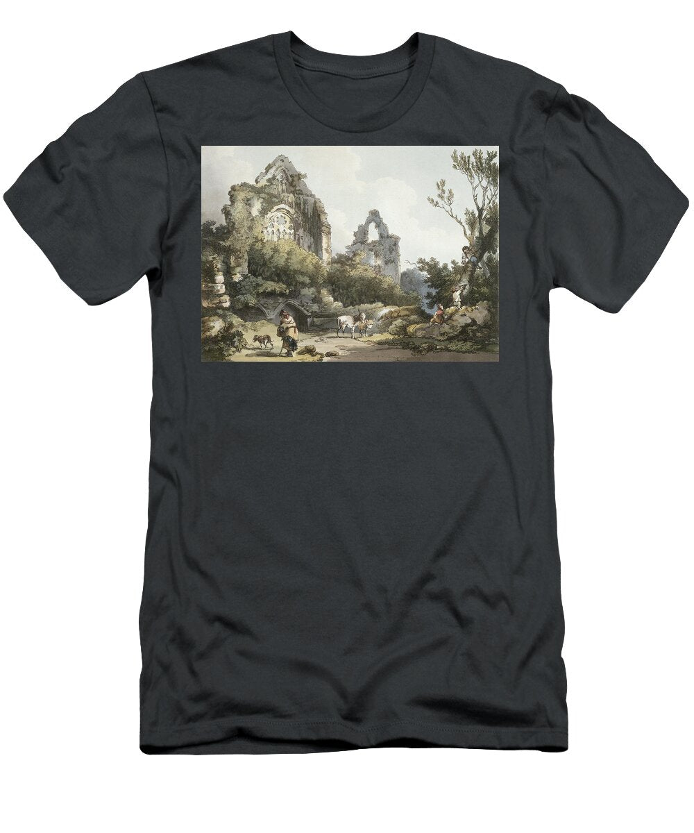 Tintern Abbey From the Romantic Philippe De Loutherbourg T-Shirt
