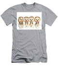 Watercolor Animal Six Fuzzy Hedgehogs Cute Hedgehog Art Giunia Sigworth T-Shirt
